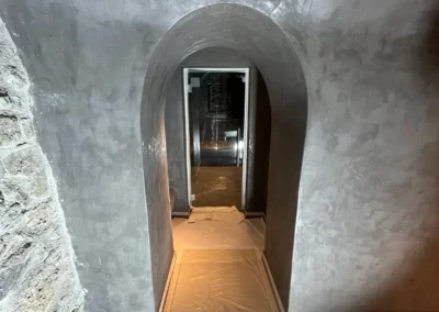 Béton ciré dans un spa hammam à Serre Chevalier – photo 8 – RB Bâtiment