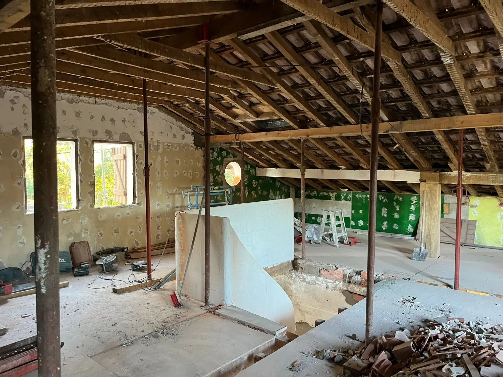 Visite de chantier avant rénovation