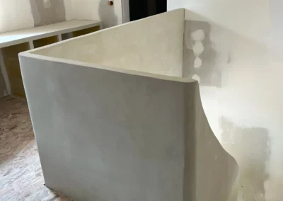 Escalier à voûte sarrasine en brique et béton ciré à Hossegor – photo 6 – RB Bâtiment