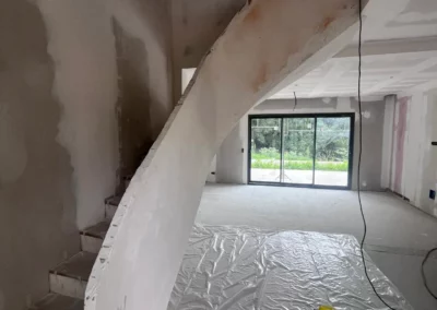 Escalier à voûte sarrasine en brique et béton ciré à Hossegor – photo 10 – RB Bâtiment