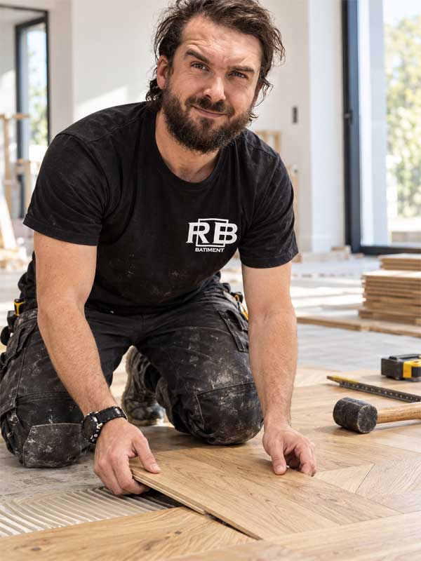 pose de parquet par renaud bertrand avec rb batiment
