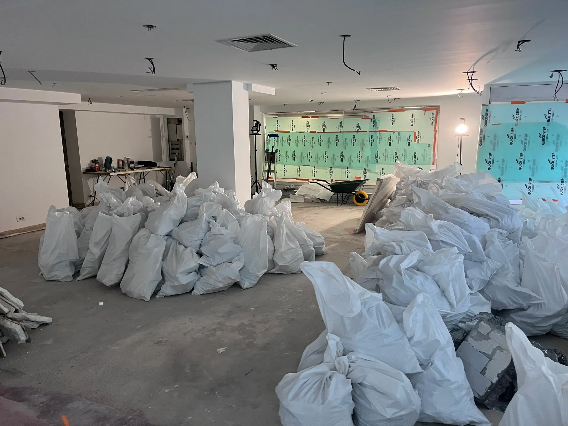 Démarrage de chantier et démolition