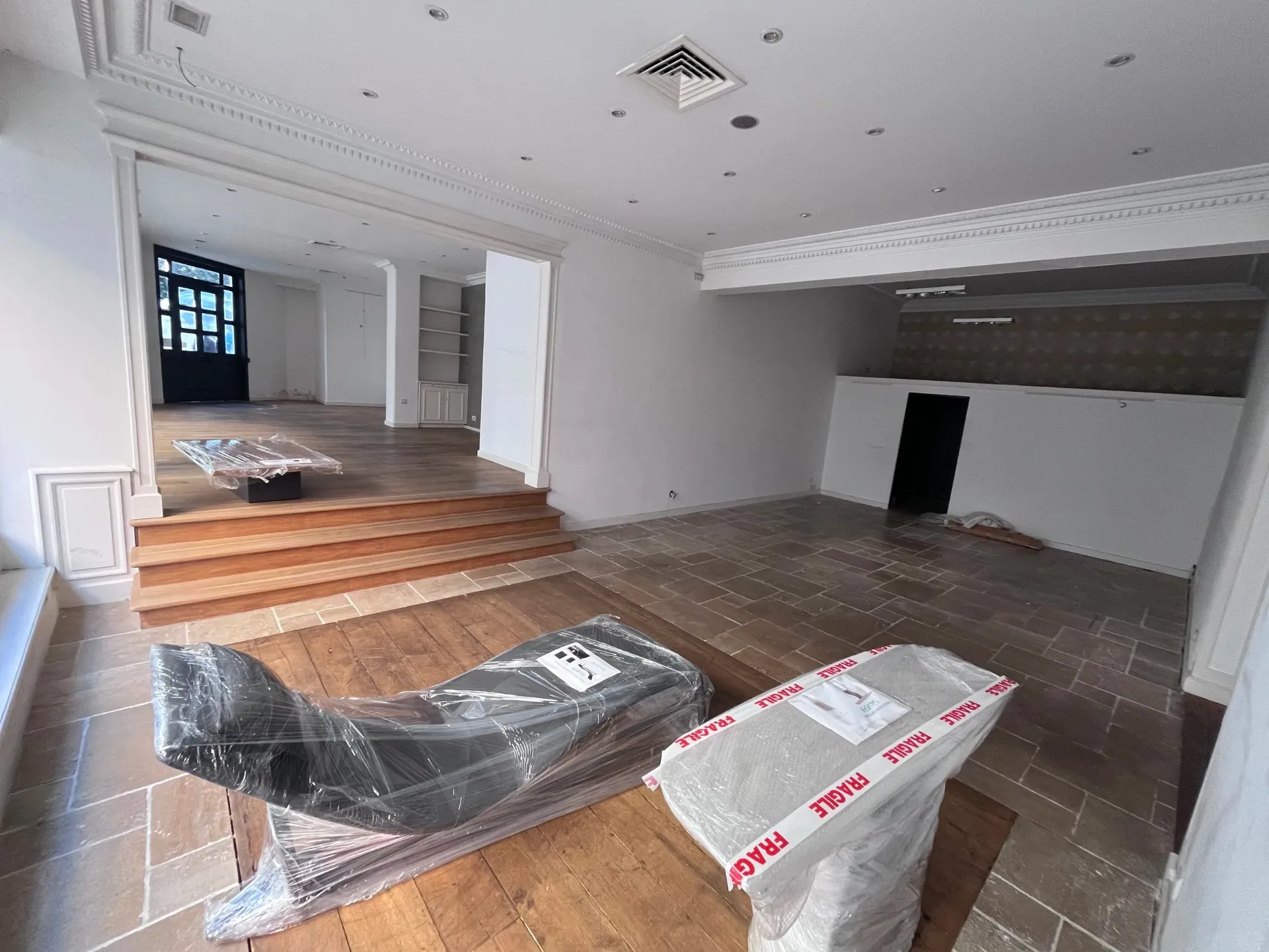 Showroom SILVERA – Cannes – pendant les travaux